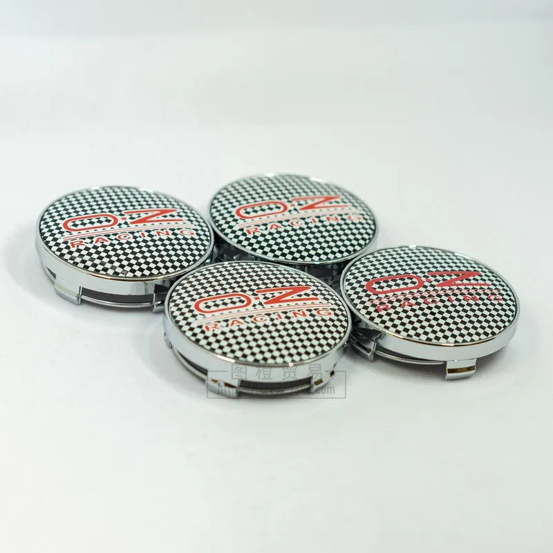 60mm OZ Racing Wheel Center Caps – Adhesive Emblem Badges for Car Styling