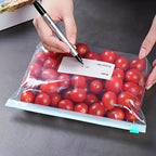 Leakproof Zipper Storage Bags – Fresh Keeping Food Organizers for Kitchen