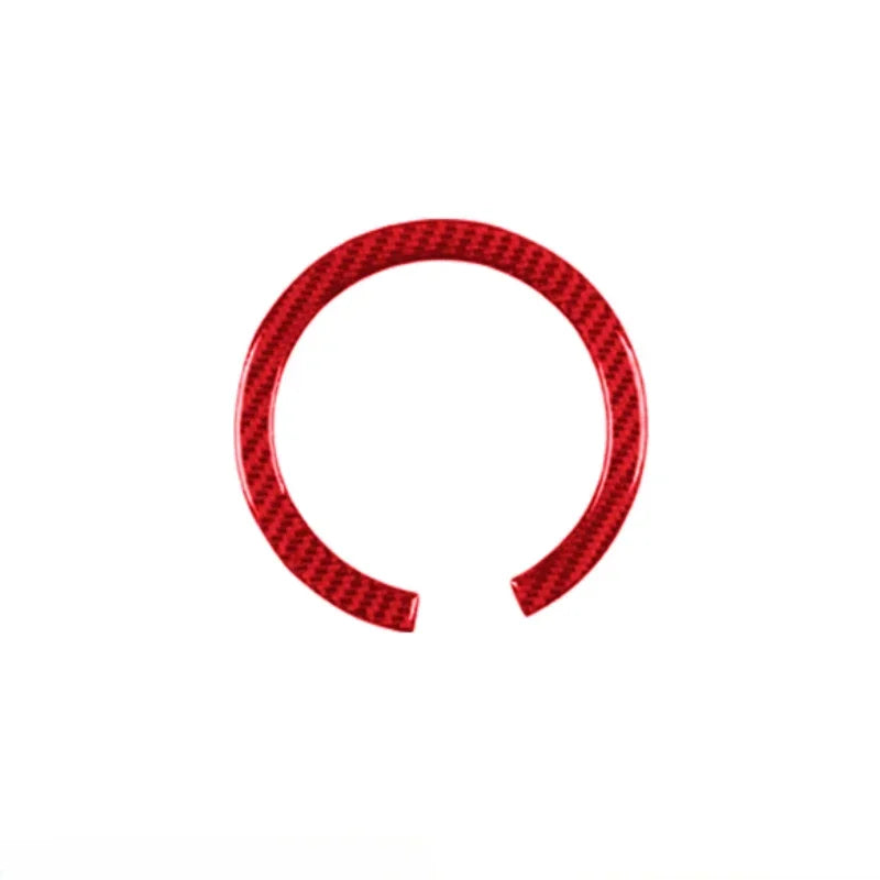 Steering Wheel Trim Cover – Carbon Fiber Interior Decor for Mini Cooper