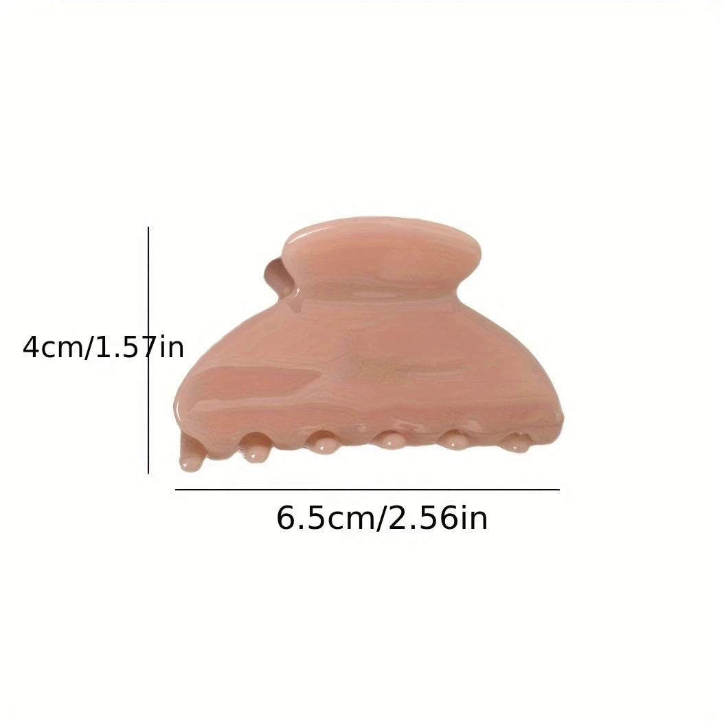 Medium Acetate Hair Claw – Elegant Shark Clip for Women Hair Styling