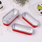 Aluminum Foil Mini Loaf Pans – 6.8oz Rectangular Containers for Home Baking
