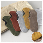 Cotton Low-Cut Ankle Socks – Breathable Casual Footwear for Men