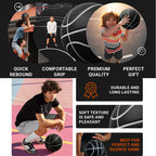 Silent Foam Basketball – Indoor Dribble Practice Ball for Kids and Adults