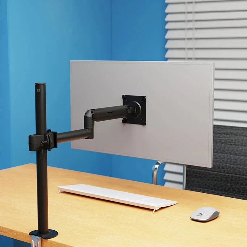 Adjustable Single Monitor Stand – 17 to 32 Inch Desktop Mount for PC Setup