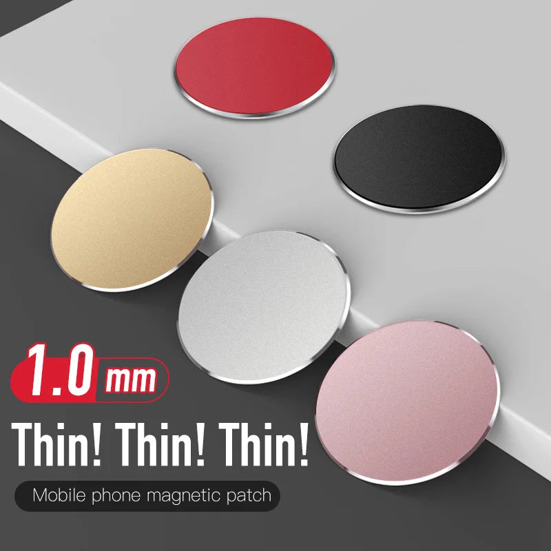 Thin Metal Adhesive Plate – Magnetic Mount Accessory for Car Phone Holders