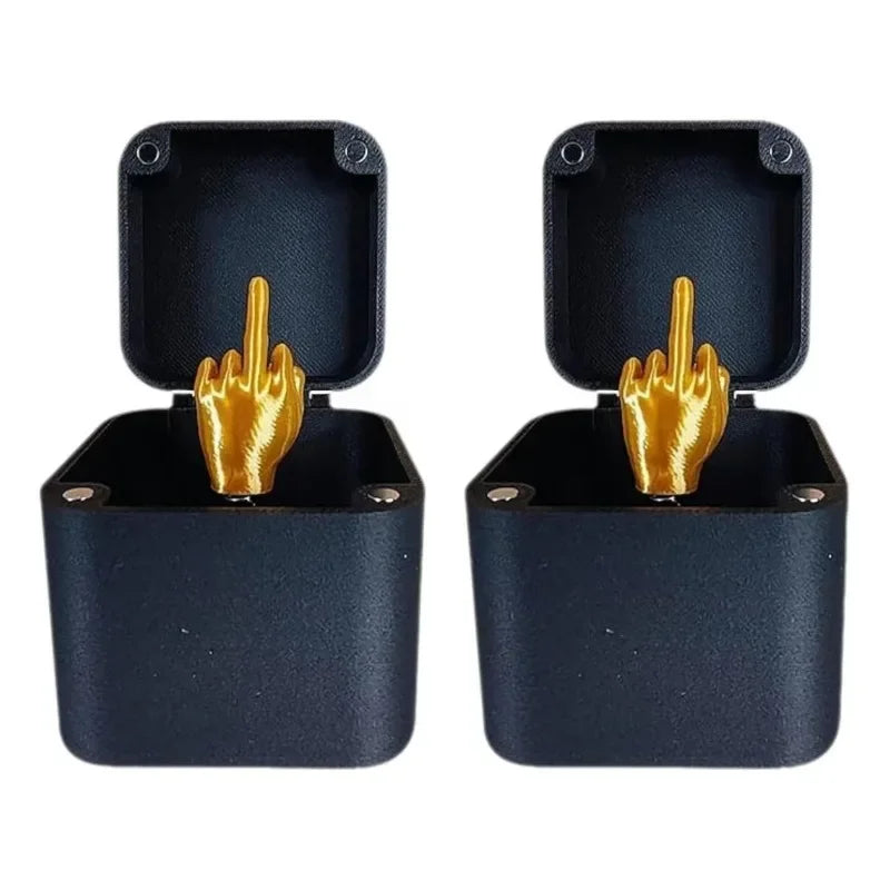 Middle Finger Pop-Up Box – Funny Prank Gift for Office Desk Decor