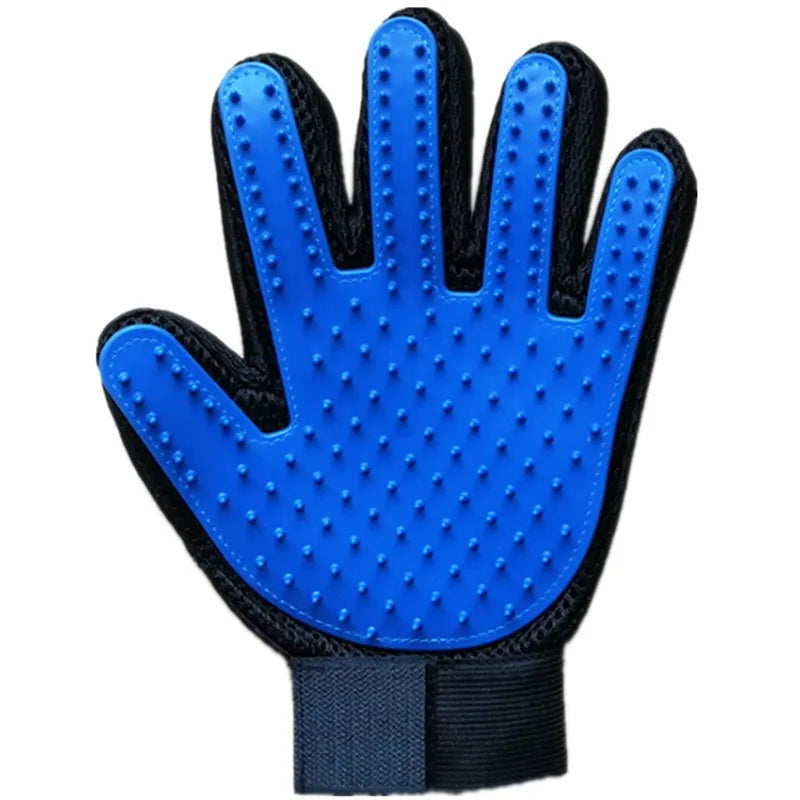 Rubber Grooming Gloves – Pet Hair Remover Brush for Dog and Cat Bathing