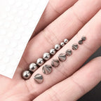 Fake Body Piercing Set – Adhesive Studs for Nose Lips and Eyebrows