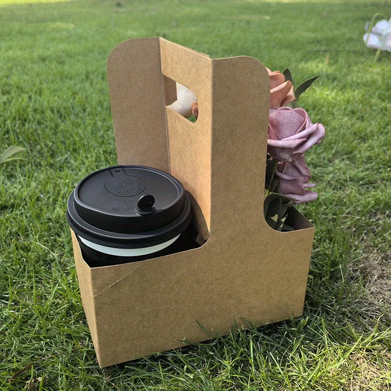 Floral Paper Gift Boxes – Decorative Handle Carriers for Birthday Wedding Party