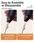 Electric Milk Frother – USB Rechargeable 3-Speed Whisk for Coffee and Foam