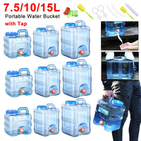 Portable Water Container – Leakproof Spigot for Camping Hiking Car Travel