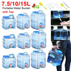 Portable Water Container – Leakproof Spigot for Camping Hiking Car Travel