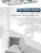 Pumice Cleaning Stone – Heavy Duty Foam Brick for Outdoor Grill Maintenance