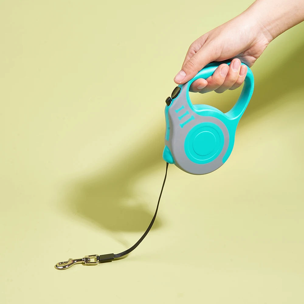 Retractable Nylon Dog Leash – Durable Automatic Lead for Small to Large Pets