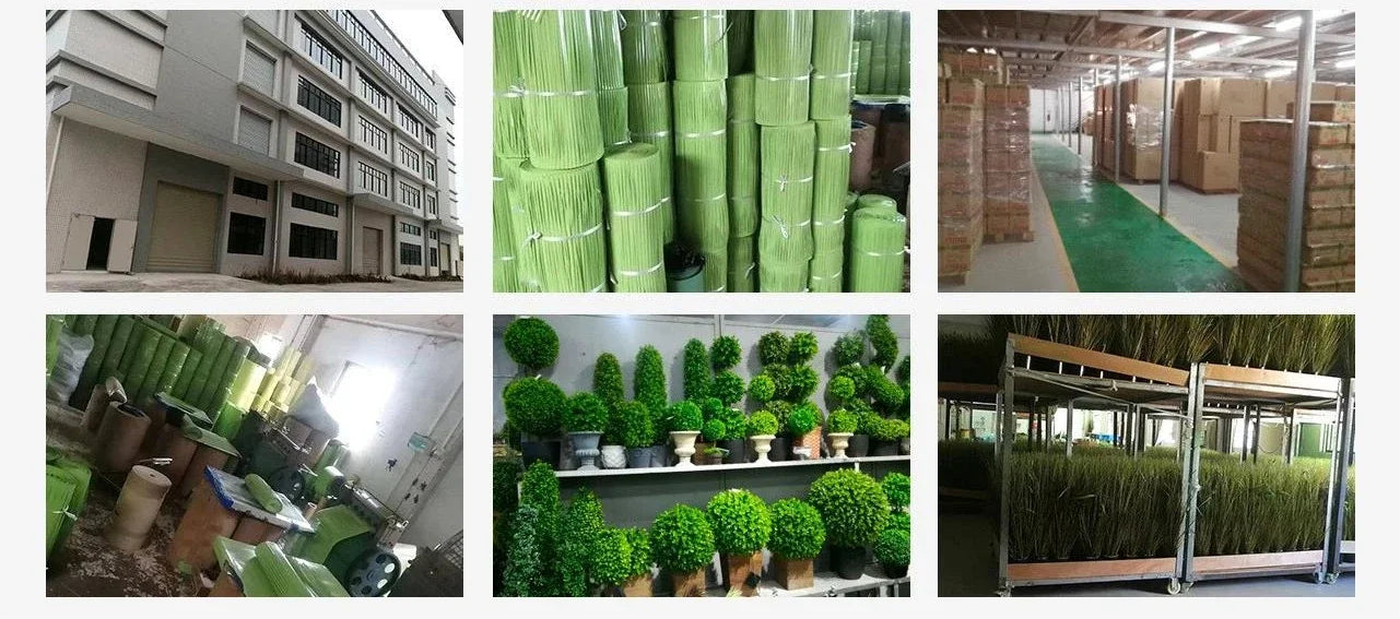 Artificial Onion Grass Bushes – Faux Reeds for Home and Garden Decor