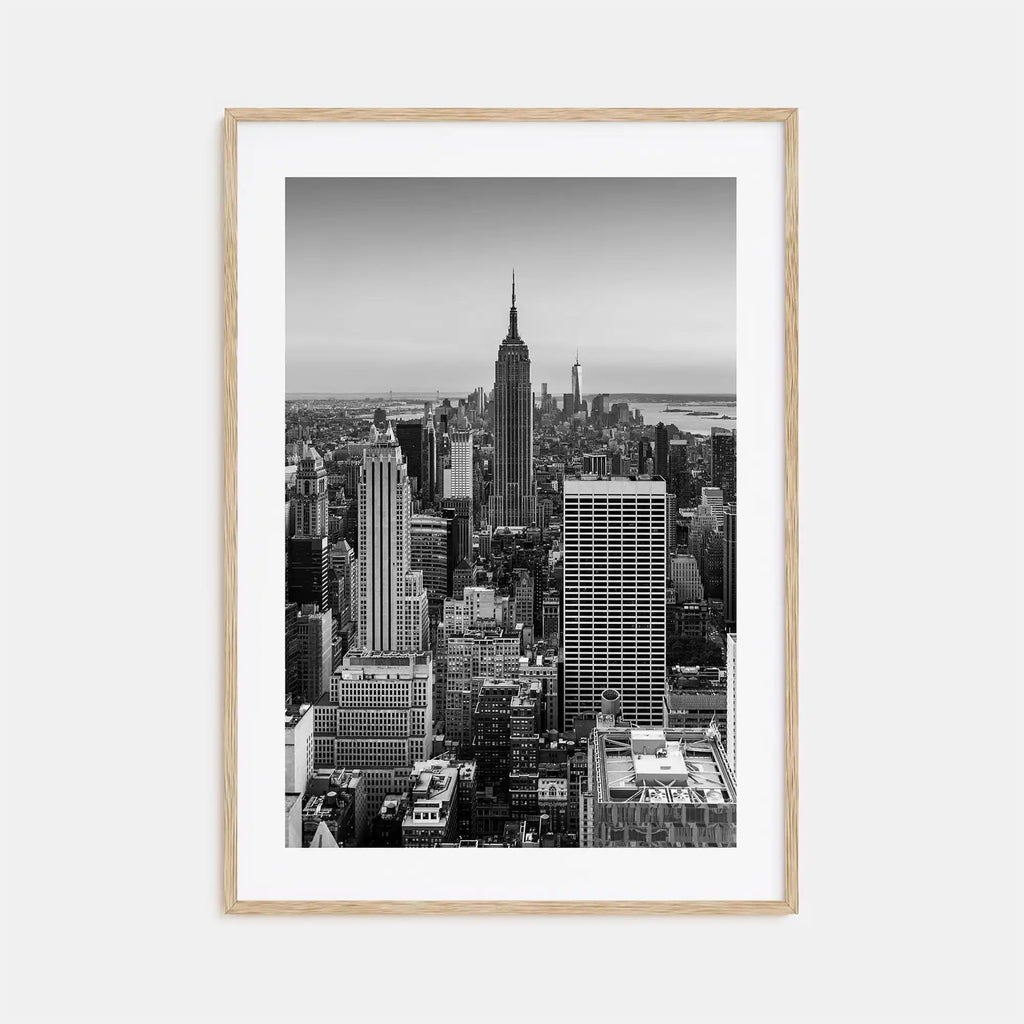 NYC Map Canvas Wall Art – Black and White Cityscape Print for Home Decor