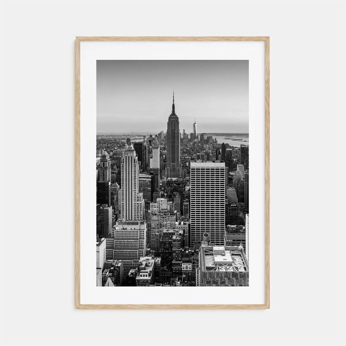 NYC Map Canvas Wall Art – Black and White Cityscape Print for Home Decor