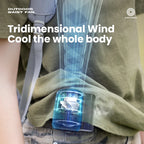 Portable Waist Clip Fan – Rechargeable Cooling Device for Outdoor Camping