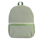 Seersucker Striped Backpack – Classic Kids Book Bag for Preschool