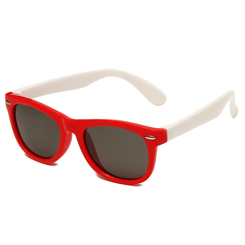 Silicone Kids Sunglasses – UV400 TR90 Goggles for Outdoor UV Protection