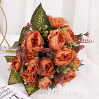 Artificial Peony Flower Bundle – Silk Floral Arrangement for Wedding Decor