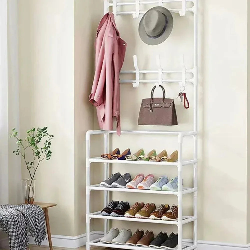 Multi-Layer Shoe Rack – Floor-Standing Organizer for Entryway and Closet Storage