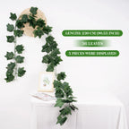 Artificial Ivy Leaf Garland – 2.1M Silk Hanging Vine for Home Garden Decor