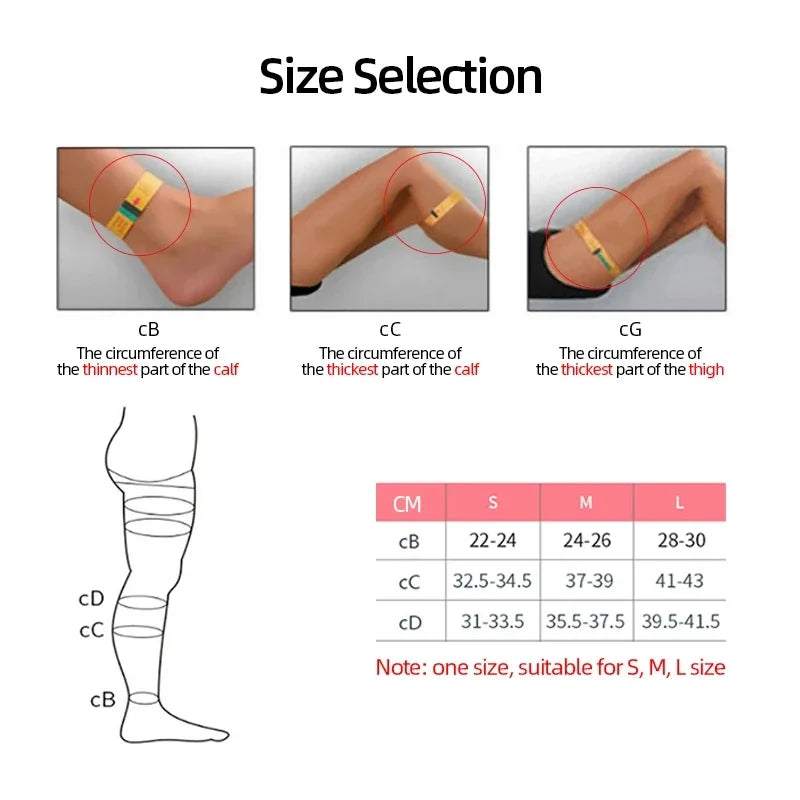 Compression Calf Sleeves – 20-30mmHg Shin Support for Running and Athletics
