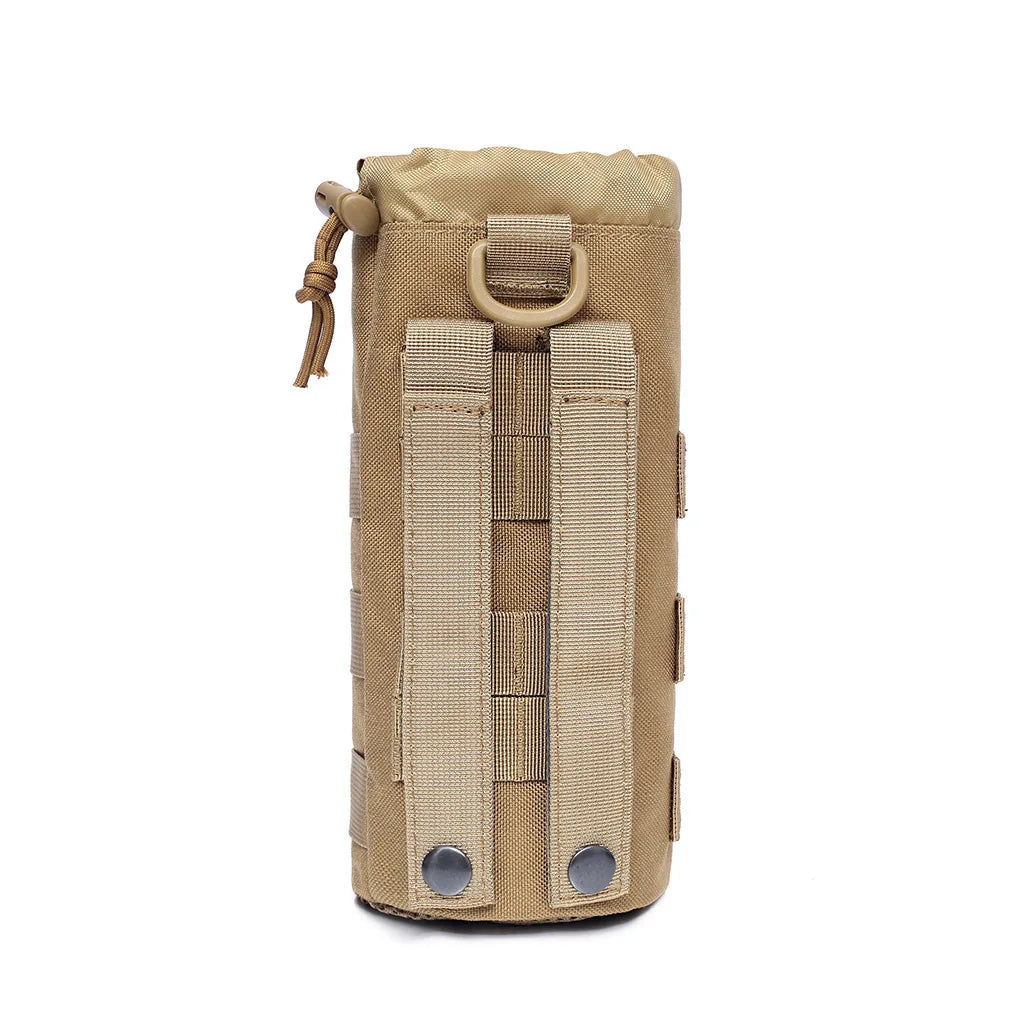 Tactical Hydration Carrier – Adjustable Nylon Water Bottle Pouch for Hiking