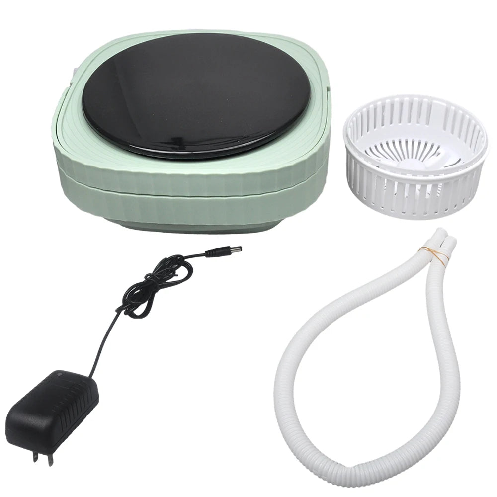 Portable Folding Washing Machine – Ultrasonic Mini Washer for Travel and Home