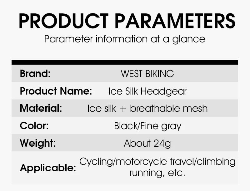 Summer Cooling Balaclava – UV Protection Face Mask for Cycling and Sports