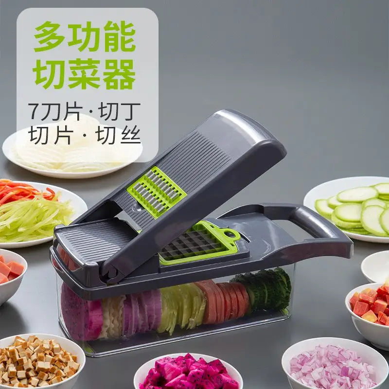 Multifunctional Vegetable Chopper – Kitchen Slicer and Shredder for Food Prep