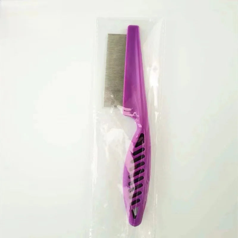 Stainless Steel Flea Comb – Shedding Grooming Tool for Cat and Dog Pets
