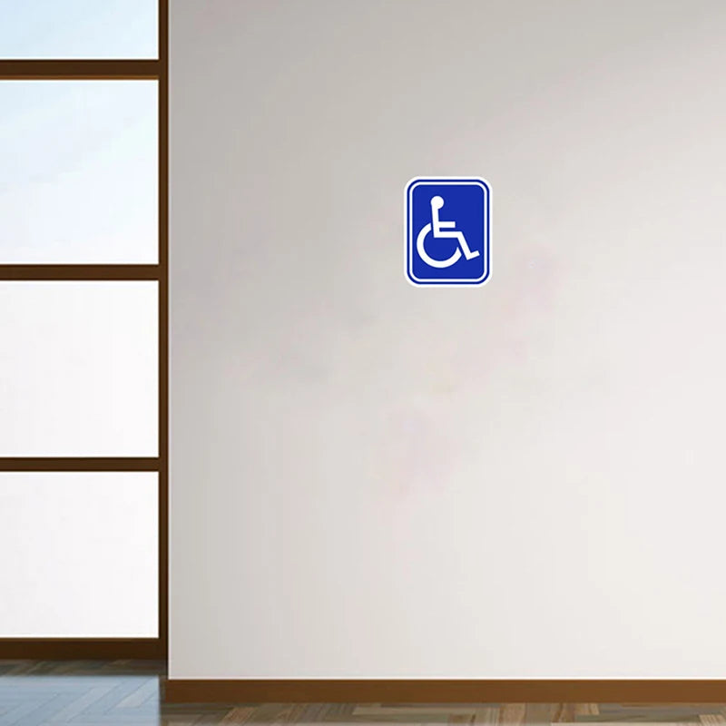 Disabled Mobility Parking Decal – PVC Universal Sticker for Accessible Vehicles