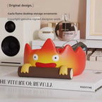 Calcifer Resin Key Holder – Cute Flame Statue for Entryway Home Decor