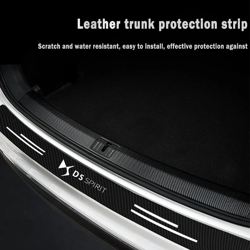 Carbon Fiber Trunk Sill Protector – Anti-Scratch Bumper Guard for DS Series