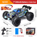 4WD Off-Road RC Monster Truck – 50km/h Remote Control for Adults and Kids