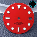 Custom GMT Watch Dial – 28.5mm Single Calendar for NH34 NH35 Movements