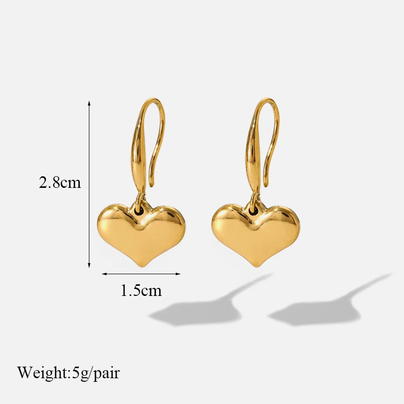 316L Stainless Steel Waterproof Earrings – Minimalist Jewelry for Vacation