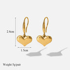 316L Stainless Steel Waterproof Earrings – Minimalist Jewelry for Vacation