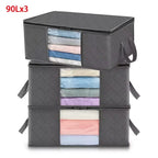Foldable Clothes Storage Bag – Large Capacity Container for Closet Organization