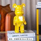 Ceramic Bear Figurine – Aesthetic Luxury Sculpture for Modern Home Decor