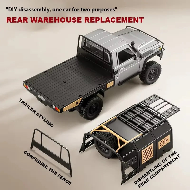 1/12 4WD RC Pickup Truck – Remote Control Off-Road Climbing Toy for Kids
