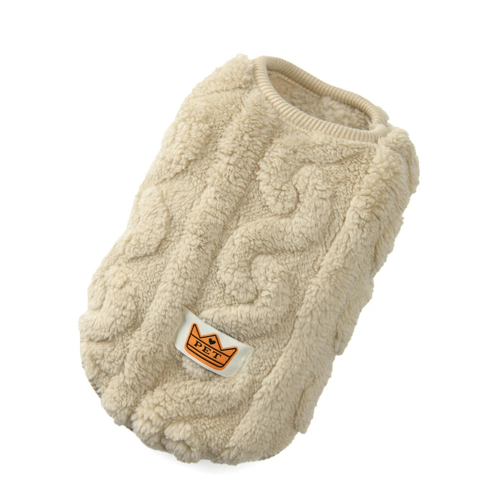 Fleece Dog Sweater – Warm Winter Apparel for Small Dogs and Cats
