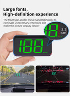 GPS Digital Head Up Display – Windshield Speedometer for Universal Auto