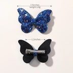 Sequined Butterfly Hair Clips – Cute Decorative Bows for Toddler Hairstyles