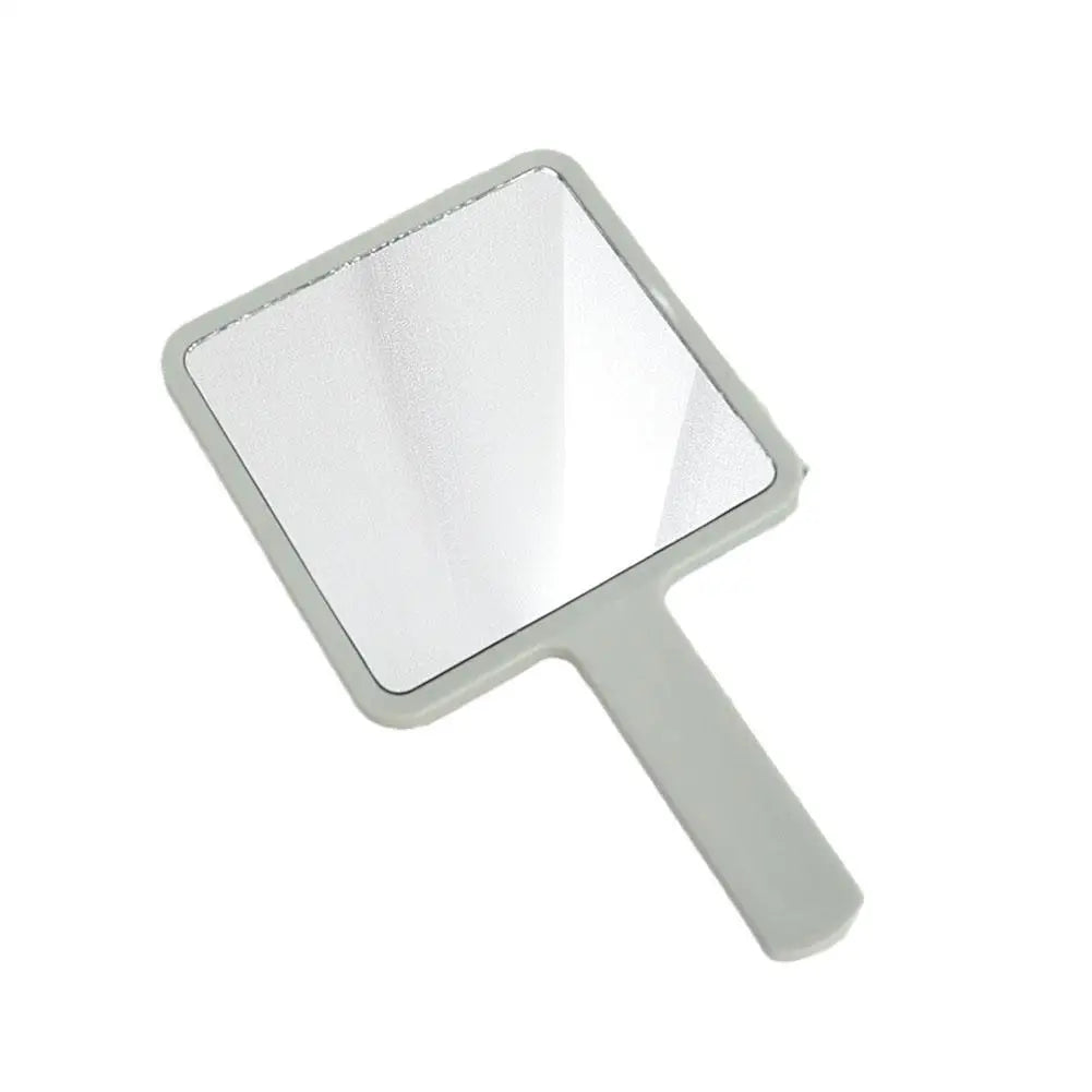 Handheld Square Makeup Mirror – Portable Vanity Mirror for Salon and Travel