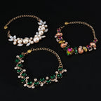 Rhinestone Pearl Pet Collar – Jeweled Dog and Cat Necklace for Weddings