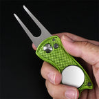 Foldable Golf Divot Tool – Groove Cleaner for Putting Green Training