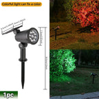 RGB Solar LED Spotlights – Waterproof Landscape Lighting for Garden Yard